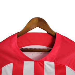 Camisa Atlético de Madrid I 23/24 manga longa - Torcedor Nike Masculina - Vermelha e branca