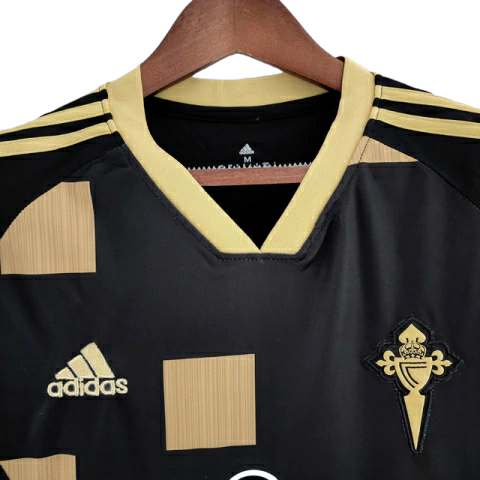Camisa Celta de Vigo II 22/23 Torcedor Adidas Masculina - Preto