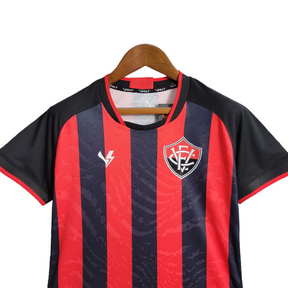 Camisa Vitória I 23/24 - Torcedor Volt Feminina - Vermelha e preta