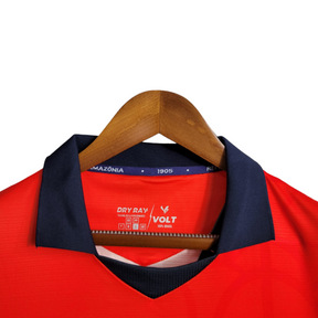 Camisa Remo II 23/24 Torcedor Masculina - Vermelha com os detalhes em azul