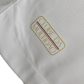 Camisa Santa Cruz II 23/24 - Torcedor Volt Feminina - Branca com detalhes em preto vermelho