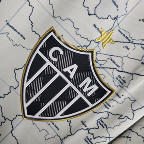 Camisa Atlético Mineiro Edição Especial 21/22 - Torcedor Le Coq Sportif Masculina - Amarela com detalhes em preto