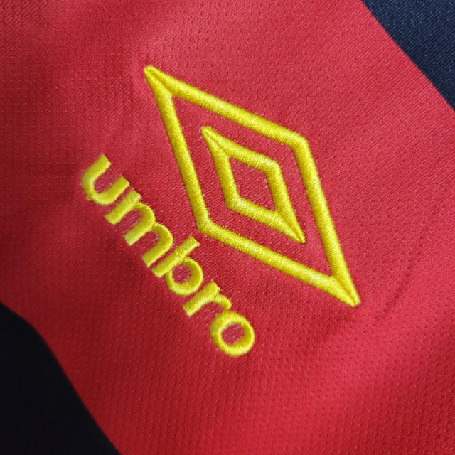 Camisa Sport Recife I 23/24 Torcedor Umbro Masculina -Vermelho e Preto