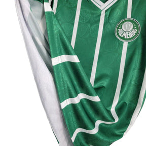 Camisa Palmeiras Retrô I 1993 Torcedor manga longa - Verde com listras em branco