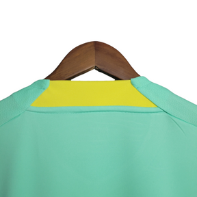 Camisa Palmeiras III 22/23 Feminina Puma - Verde-piscina com detalhes em amarelo