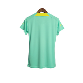 Camisa Palmeiras III 22/23 Feminina Puma - Verde-piscina com detalhes em amarelo