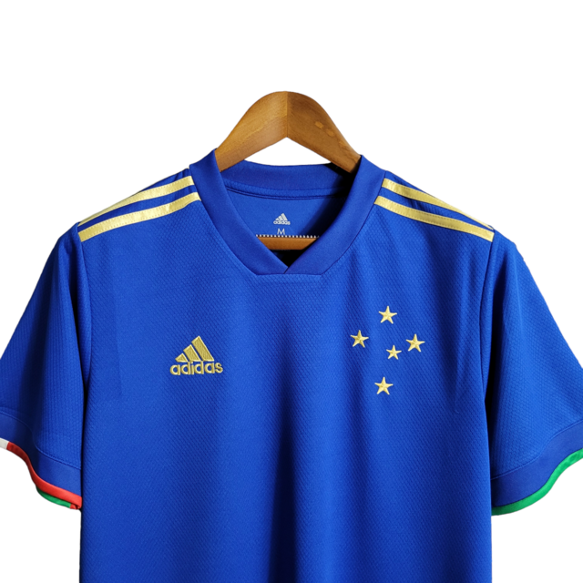 Camisa Cruzeiro I 21/22 - Torcedor Adidas Masculina - Azul