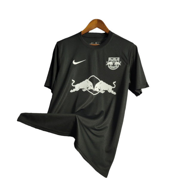 Camisa Red Bull Bragantino 21/22 - Torcedor Nike Masculina - Preta com detalhes em branco