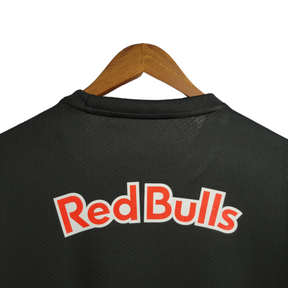 Camisa Red Bull Bragantino II 22/23 New Balance Torcedor Masculino - Preta com detalhes em amarelo, vermelho e branco