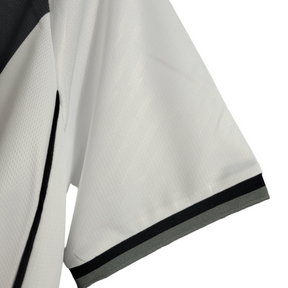 Camisa Vasco da Gama I 21/22 Kappa Torcedor Masculina - Branca com Listras pretas e detalhe em vermelhor