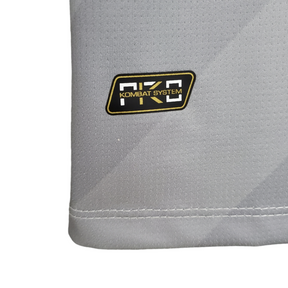 Camisa Vasco da Gama III 21/22 Kappa Torcedor Masculino - Cinza com faixas em preto e branco