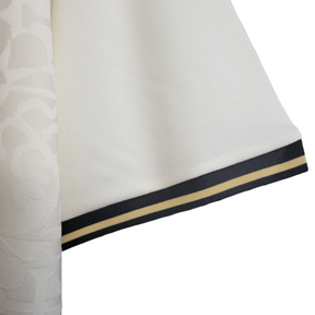 Camisa Vasco da Gama III Kappa Torcedor Masculina - Branca com detalhes em dourado e preto