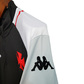 Camisa Vasco da Gama Goleiro manga longa 23/24 - Torcedor Kappa Masculina - Preta e cinza