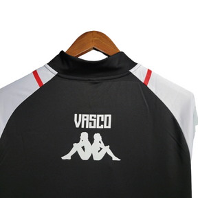 Camisa Vasco da Gama Goleiro manga longa 23/24 - Torcedor Kappa Masculina - Preta e cinza
