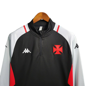 Camisa Vasco da Gama Goleiro manga longa 23/24 - Torcedor Kappa Masculina - Preta e cinza