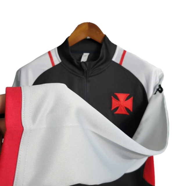 Camisa Vasco da Gama Goleiro manga longa 23/24 - Torcedor Kappa Masculina - Preta e cinza