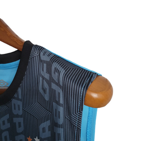 Camisa Regata Grêmio Treino 23/24 - Torcedor Umbro Masculina - Azul com detalhes em cinza e branco