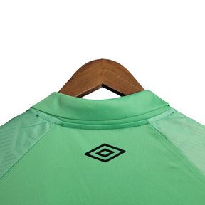 Camisa Grêmio Goleiro 23/24 - Torcedor Umbro Masculina - Verde com detalhes em preto e branco