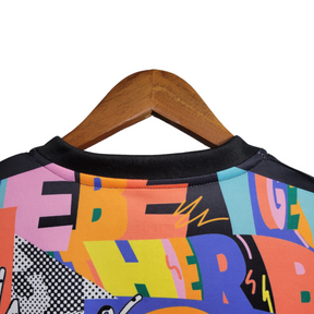 Camisa Flamengo Edição Especial 23/24 Torcedor Masculina - multicolorida com detalhes em branco