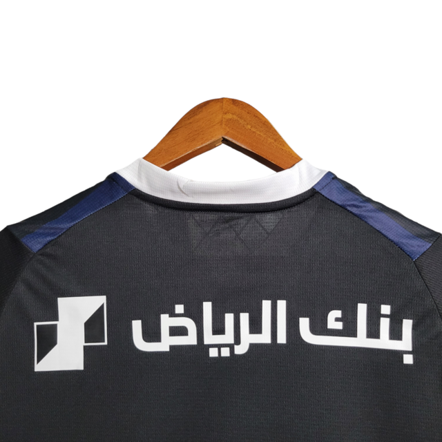 Camisa Al-Hilal III 23/24 - Torcedor Puma Masculina - Azul com detalhes em preto e branco