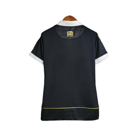 Camisa Vasco da Gama II 23/24 - Torcedor Kappa Feminina - Preta com detalhes em dourado