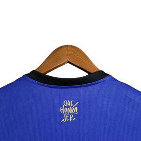 Camisa Vasco da Gama Goleiro 23/24 - Torcedor Kappa Masculina - Azul com detalhes preto e branco