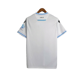 Camisa Crystal Palace II 23/24 - Torcedor Macron Masculina - Branca com faixa azul
