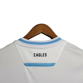 Camisa Crystal Palace II 23/24 - Torcedor Macron Masculina - Branca com faixa azul