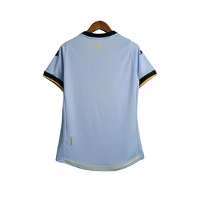 Camisa Vasco da Gama Goleiro 23/24 - Torcedor Kappa Feminina - Azul com detalhes em preto e dourado