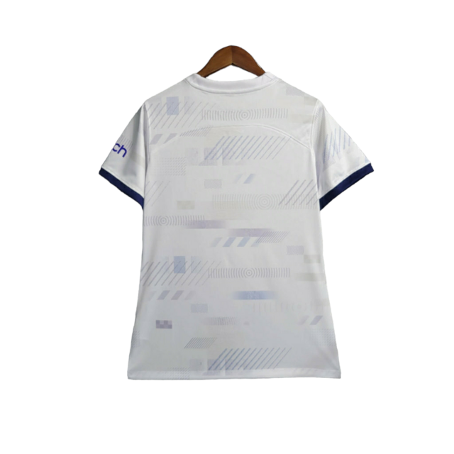 Camisa Tottenham I 22/23 - Torcedor Feminina Nike - Branco com azul