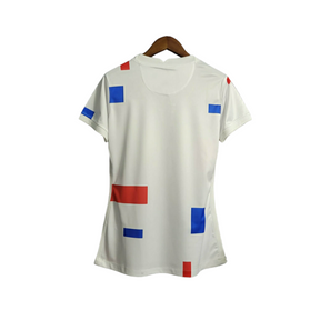 Camisa Holanda II 22/23 - Feminina Nike - Branca com detalhes em azul e laranja