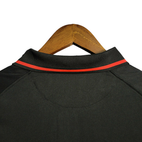 Camisa Frankfurt I 21/22 - Torcedor Nike Masculina - Preta com detalhes em vermelho e branco