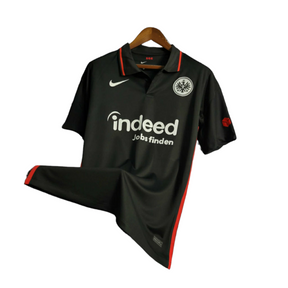 Camisa Frankfurt I 21/22 - Torcedor Nike Masculina - Preta com detalhes em vermelho e branco