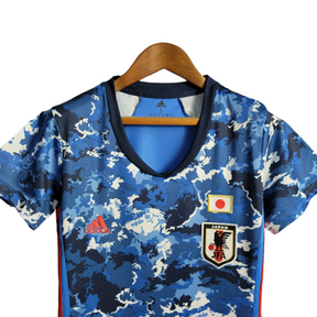 Camisa Seleção Japão I 20/21 - Feminina Adidas - Azul com detalhes em branco e preto