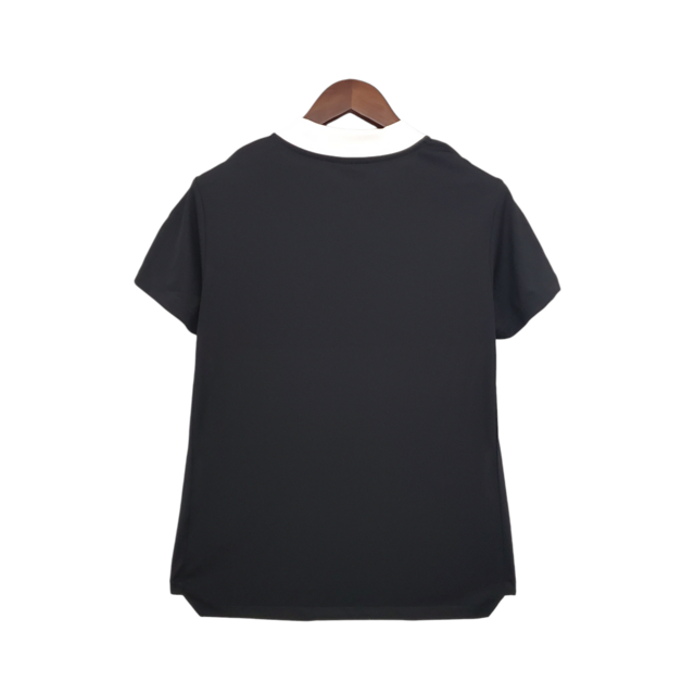 Camisa Internacional Edição Especial Consciência Negra 21/22 - Torcedor Adidas Feminina - Preta com detalhes em branco