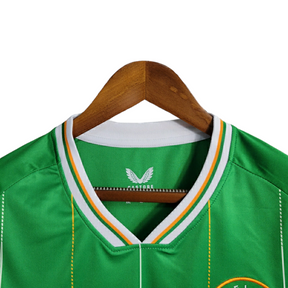 Camisa Seleção Irlanda I 23/24 - Torcedor Castore Masculina - Verde com detalhes em laranja