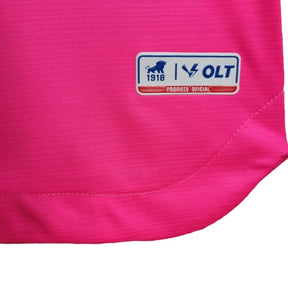 Camisa Fortaleza Edição Especial Outubro Rosa 23/24 - Torcedor Lobo Feminina - Azul com detalhes em rosa