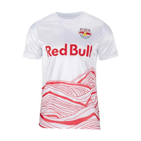 Camisa Red Bull Bragantino Pré-jogo 23/24 - Torcedor Nike Masculina - Branca com detalhes em vermelho