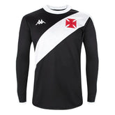 Camisa Vasco da Gama I 24/25 manga longa - Torcedor Kappa Masculina - Preta