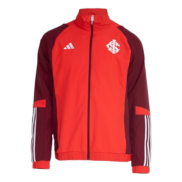 Jaqueta Corta-Vento Internacional 24/25 - Masculina Adidas - Vermelha e vinho