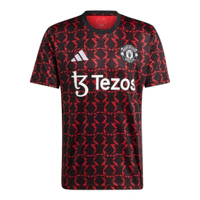 Camisa Manchester United Pré-jogo 24/25 - Torcedor Adidas Masculina - Vermelha