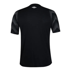 Camisa Grêmio Goleiro 24/25 - Torcedor Umbro Masculina - Preta com detalhes em cinza
