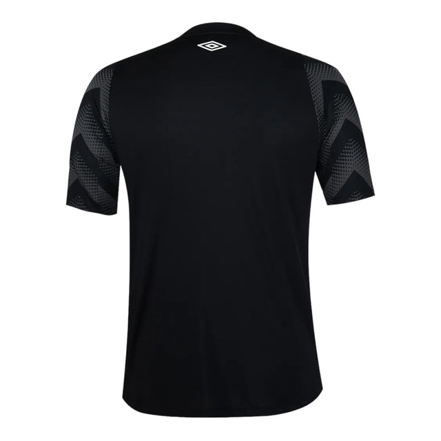 Camisa Grêmio Goleiro 24/25 - Torcedor Umbro Masculina - Preta com detalhes em cinza