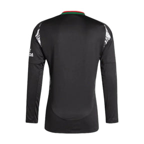 Camisa Arsenal II 24/25 manga longa - Torcedor Adidas Masculina - Preta com detalhes em verde e vermelho