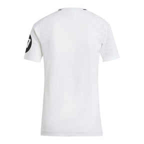 Camisa Real Madrid I 24/25 - Torcedor Adidas Feminina - Branca com listras pretas