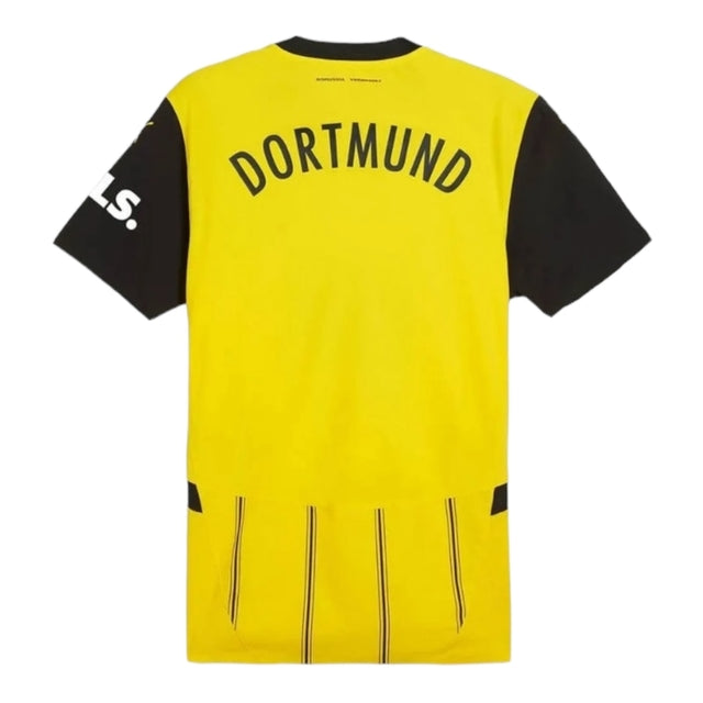 Camisa Borussia Dortmund I 24/25 - Torcedor Puma Feminina - Amarela e preta