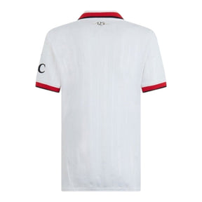 Camisa AC Milan II 24/25 - Torcedor Puma Feminina - Branca com detalhes em vermelho