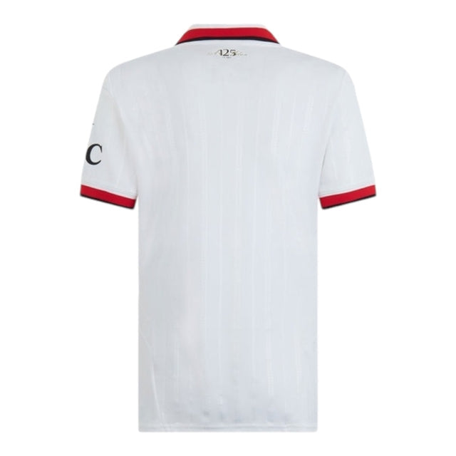 Camisa AC Milan II 24/25 - Torcedor Puma Feminina - Branca com detalhes em vermelho