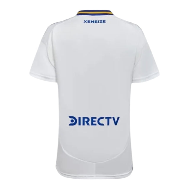 Camisa Boca Juniors II 24/25 - Torcedor Adidas Feminina - Branca com detalhes em amarelo e azul