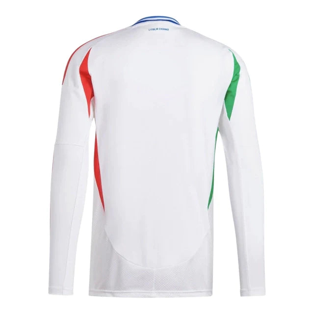 Camisa Seleção Itália II 24/25 manga longa - Torcedor Adidas Masculina - Branca